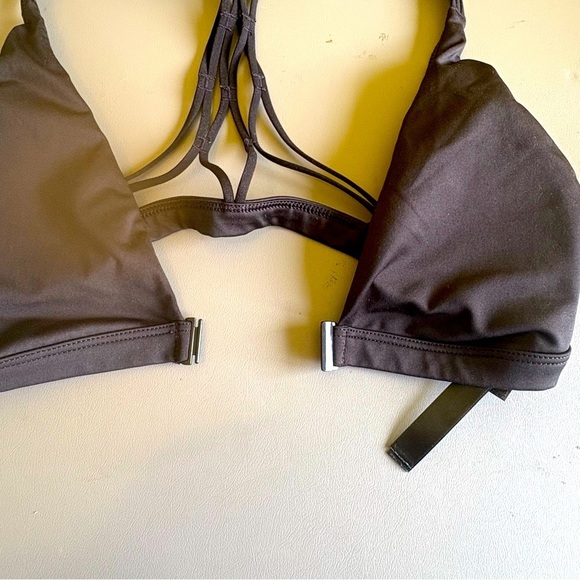 Victoria’s Secret Black Strappy Back Bikini Top Size Small - Picture 6 of 6